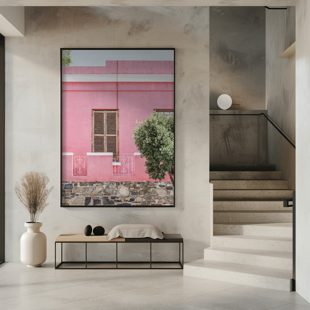 Rosa Fassadenruhe | Poster