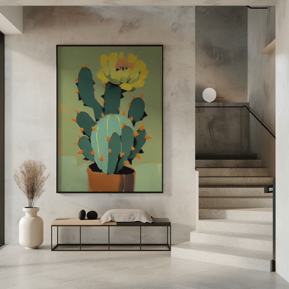 Blühender Kaktus | Poster