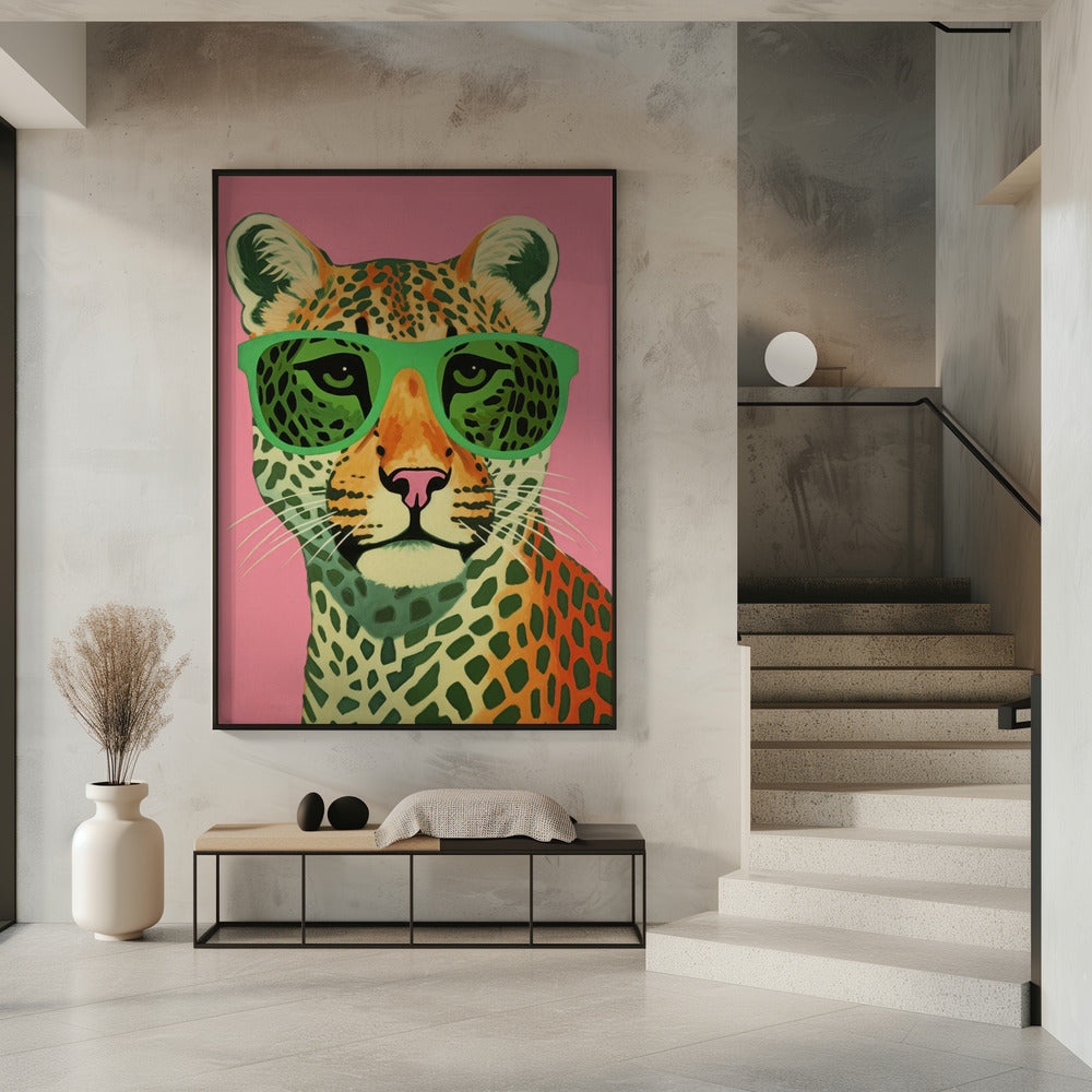 Cooles Katzenporträt | Poster