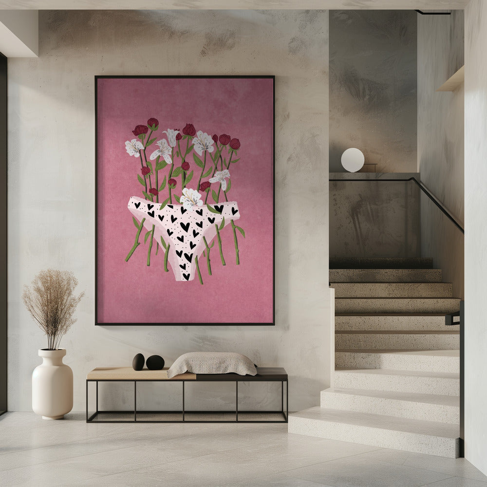 Blühender Slip | Poster