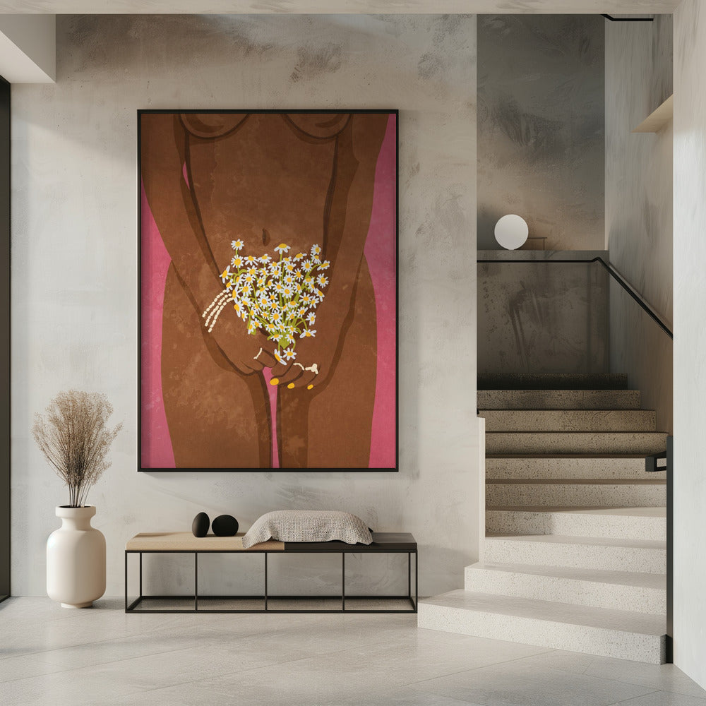 Blumen tragen | Poster
