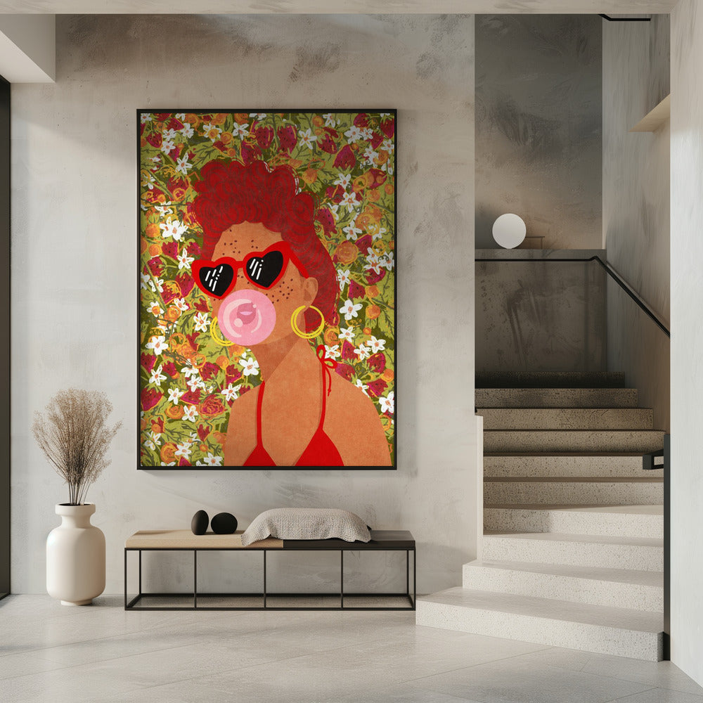 Erdbeerdame | Poster