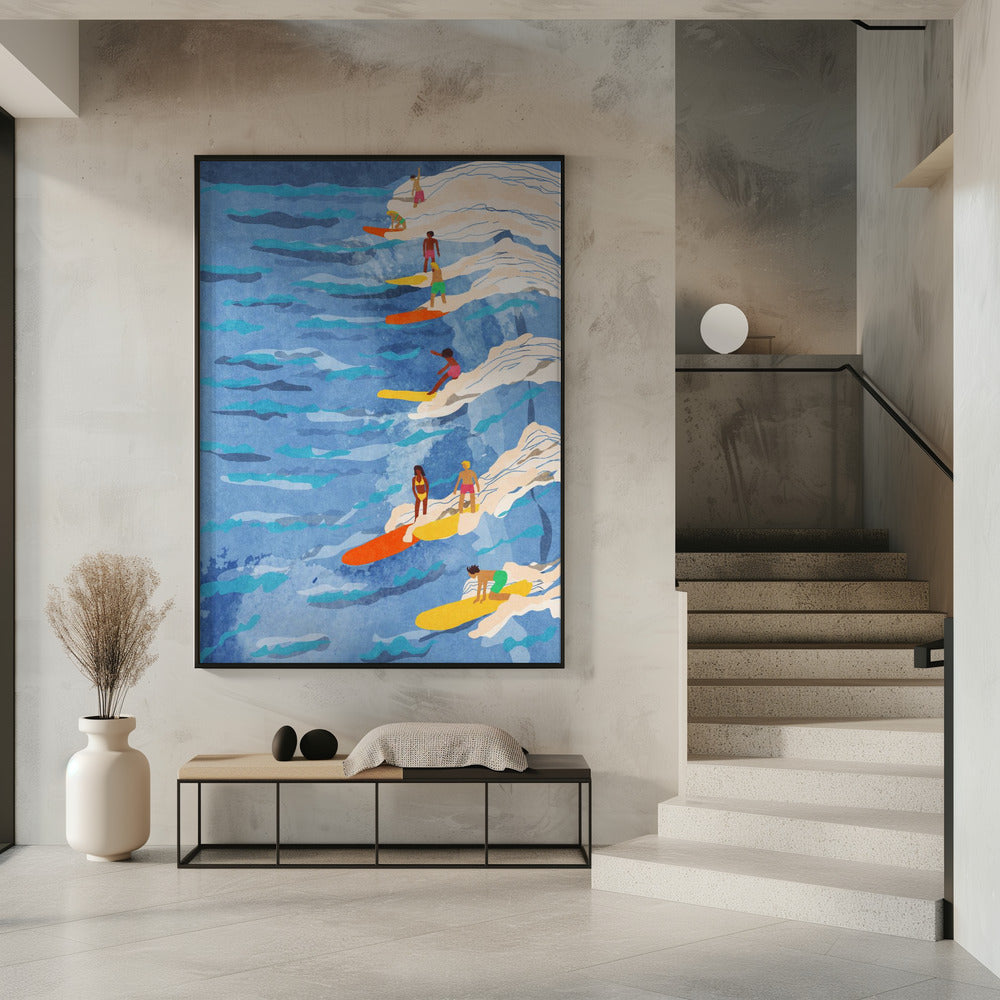 entspanntes Surfen | Poster