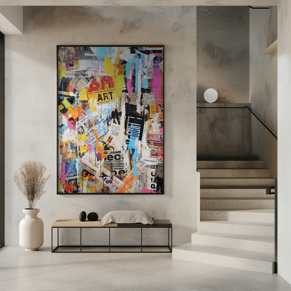 Urban Chaos Collage | Poster