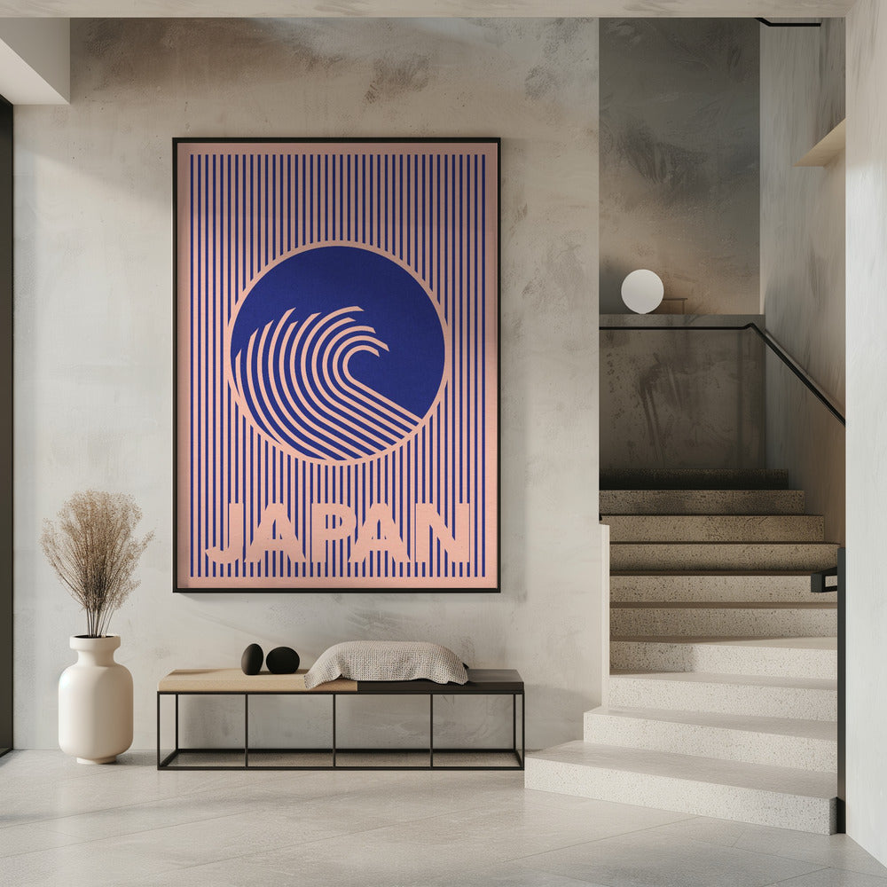 Große Welle von Japan | Poster