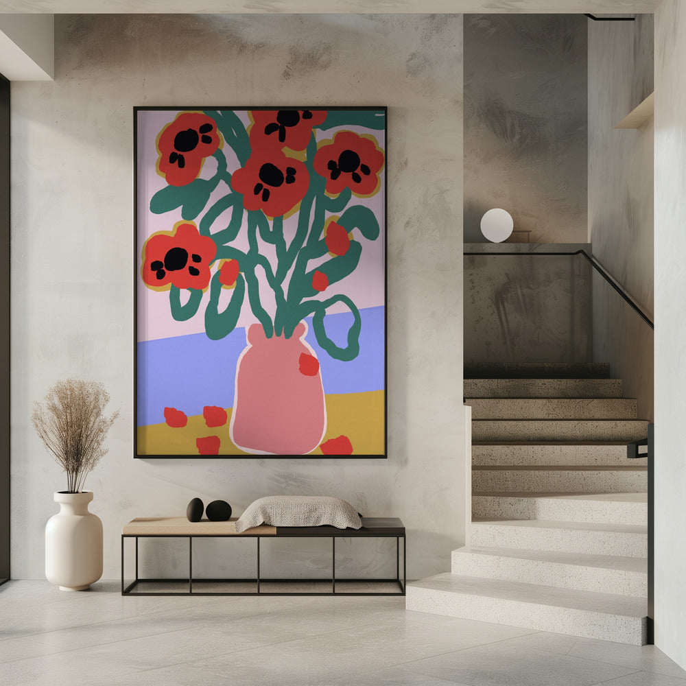 Bold Blooms Vase | Poster