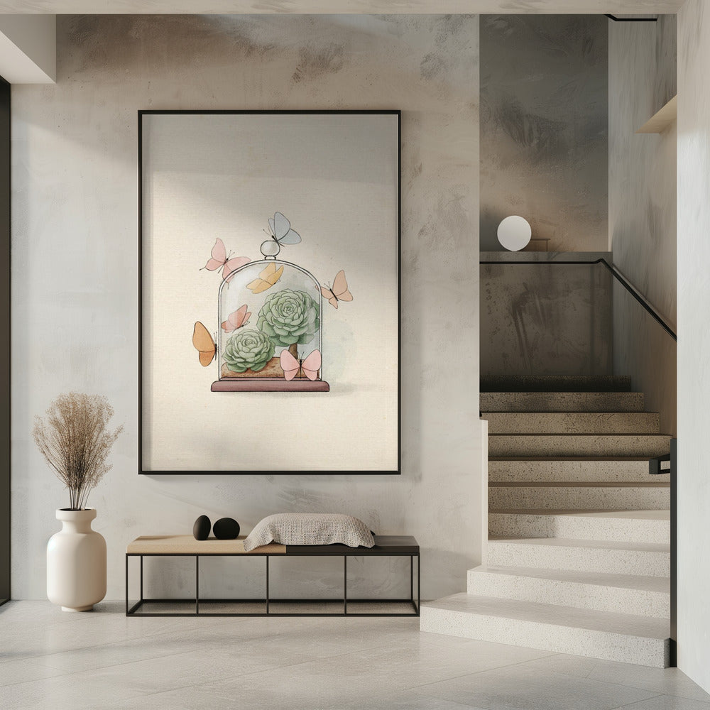 Sukkulente Feenpflanze | Poster