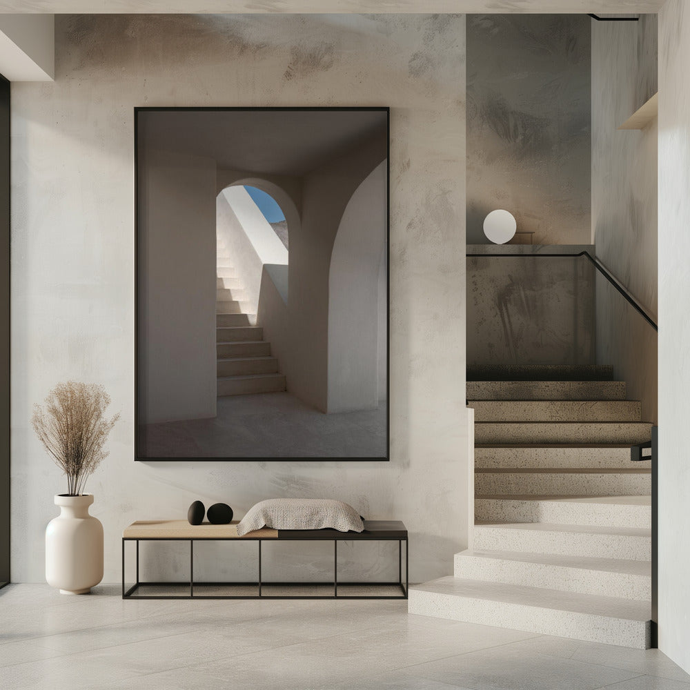 Treppe zum Meerblick | Poster