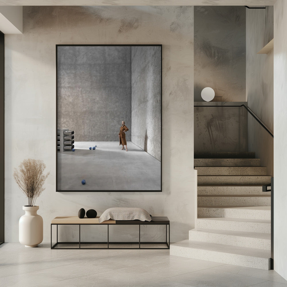 Posieren auf Beton | Poster