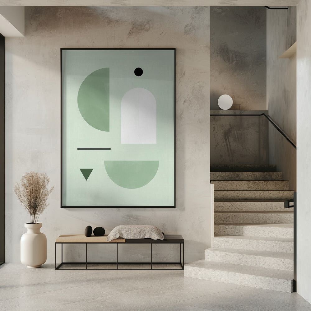 Beruhigende Pastellfarbpalette | Poster