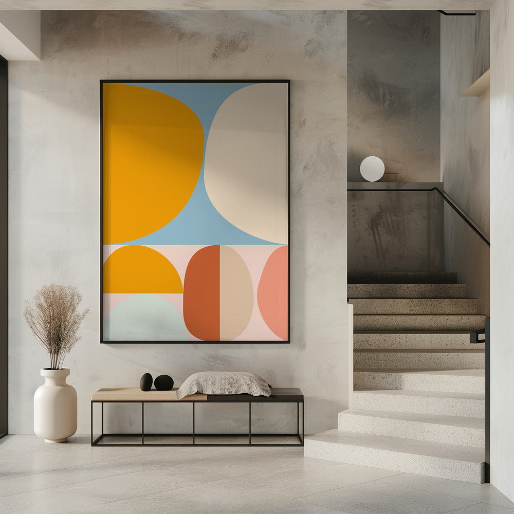 Mid Century Pastel 15 | Poster
