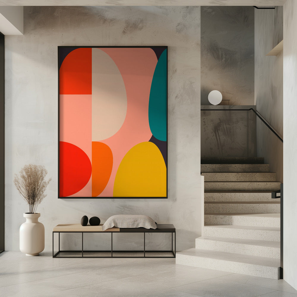 Mid Century Pastel 14 | Poster