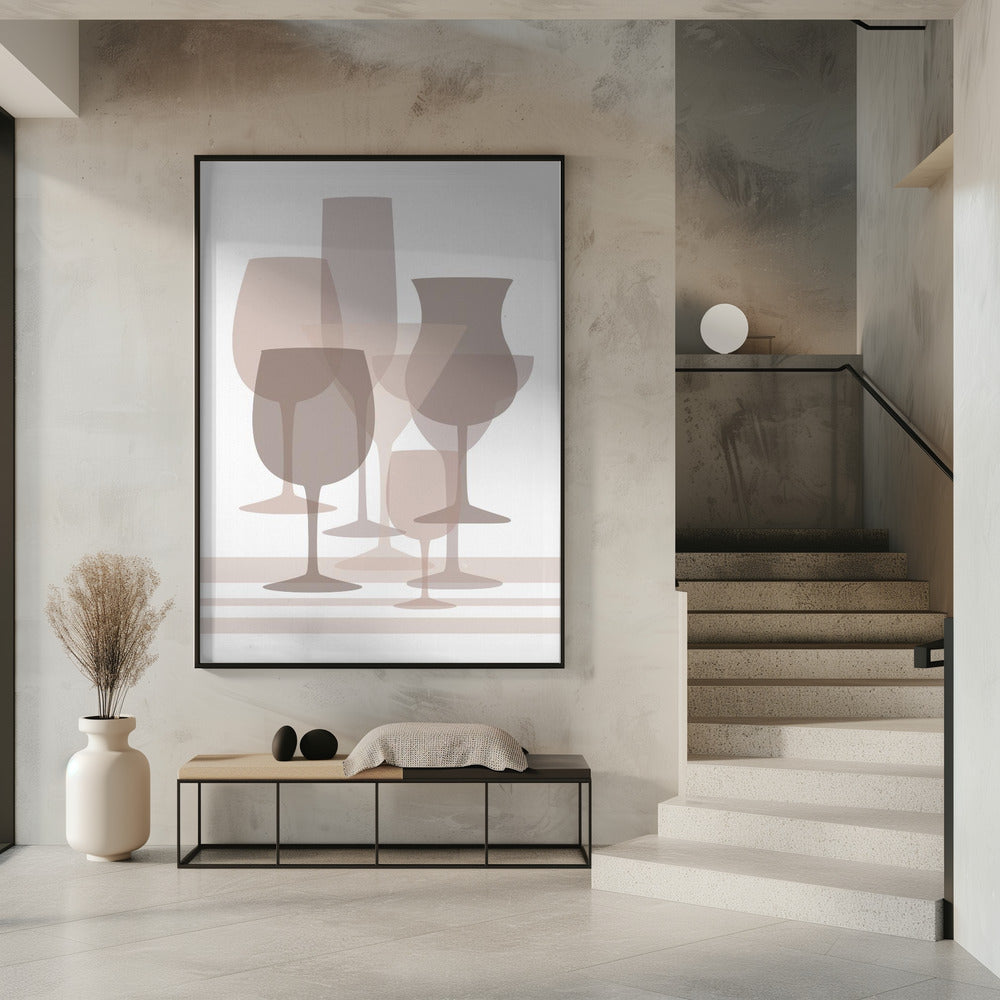 Harmonie aus geschichtetem Glas | Poster