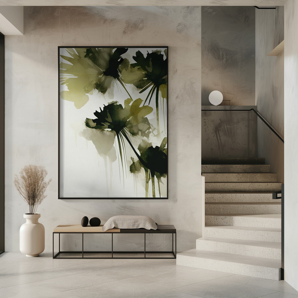 Florale Farbtöne Tanz | Poster