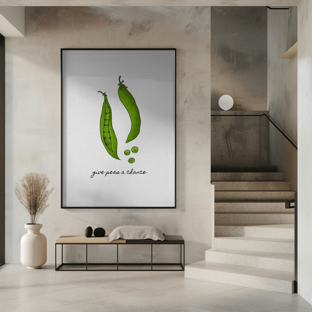 Gib Erbsen eine Chance | Poster
