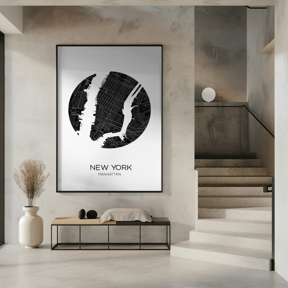 Kreisförmiges Stadtbild | Poster