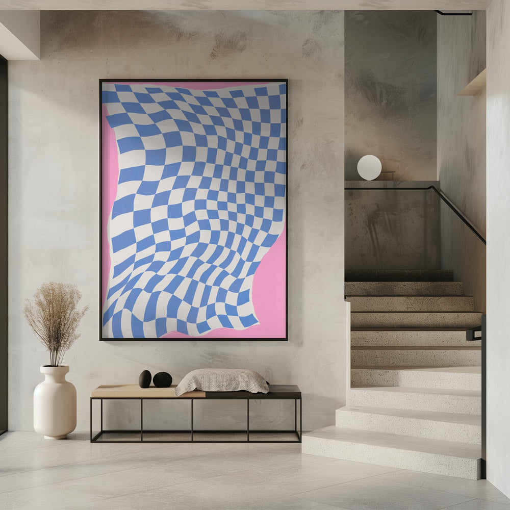 Gewellter karierter Traum | Poster