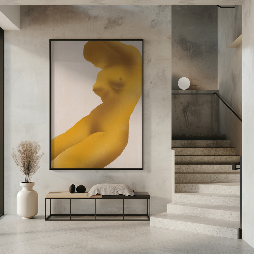 Goldene Farbe Akt Abstrakt | Poster