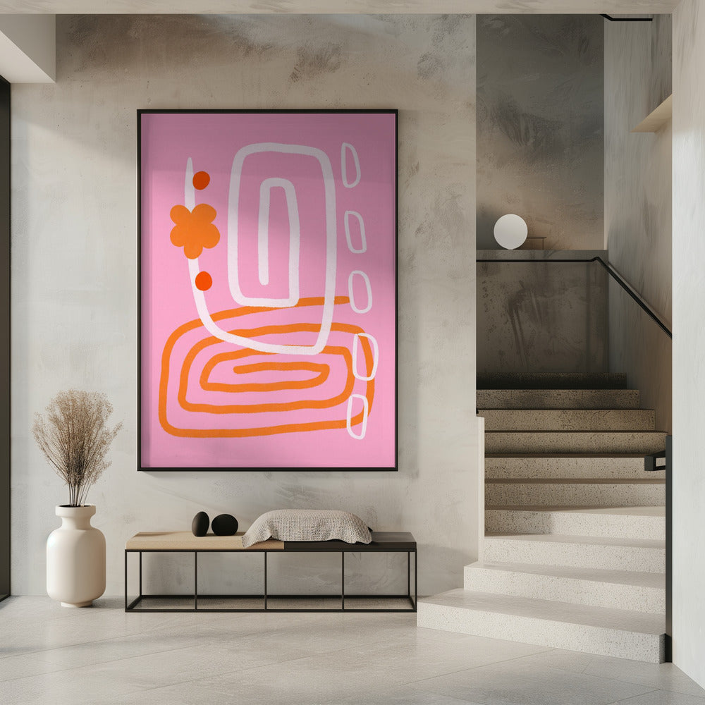 Spiralblütenlandschaft | Poster