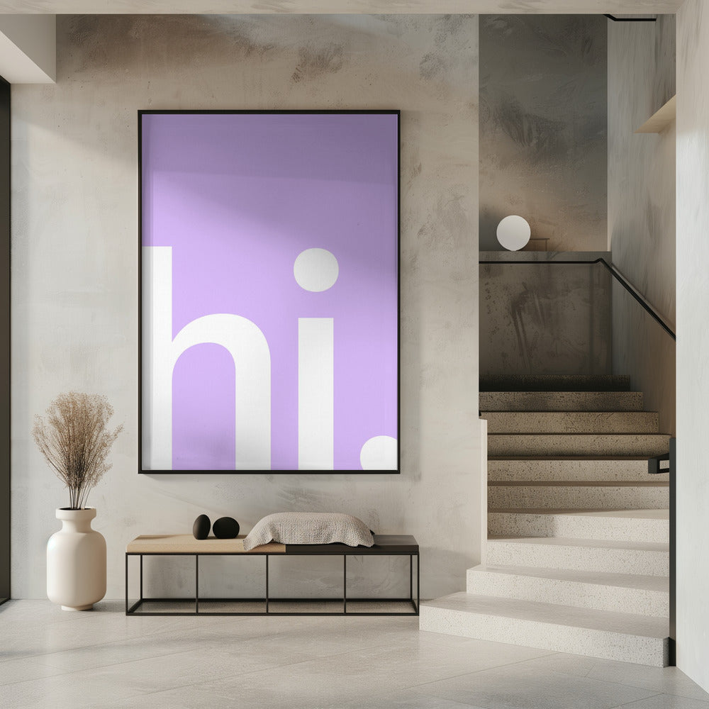 Hallo in Lavendel | Poster