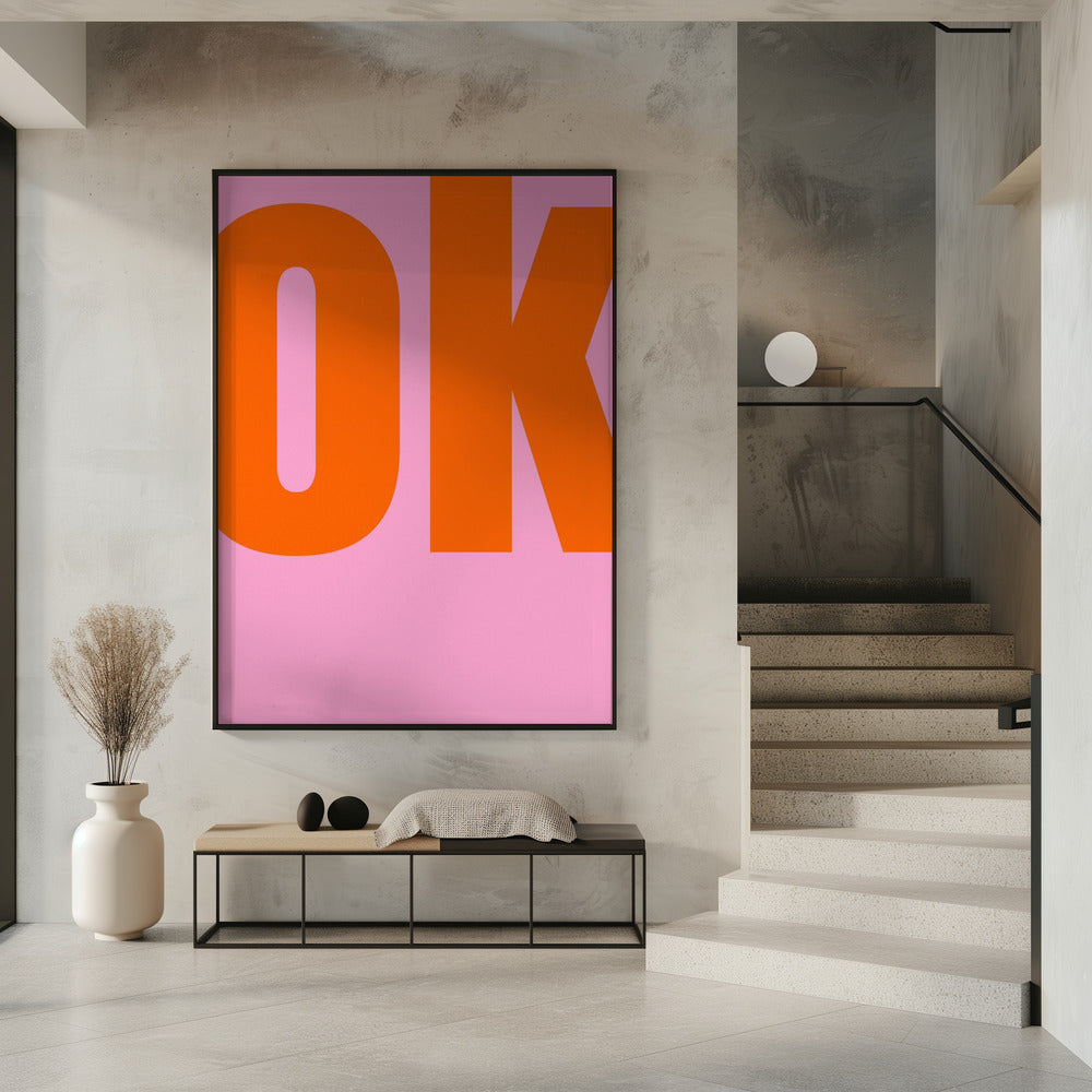 Kräftiges Pink-Statement | Poster