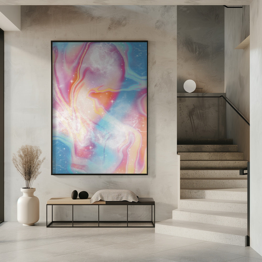 Vintage Pastell Raum | Poster