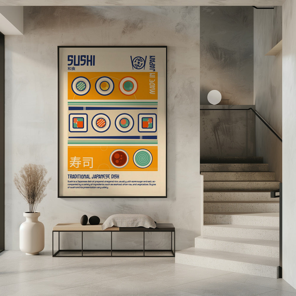 Sushi Poster | Japanisches Essen | Poster