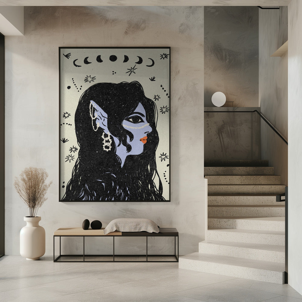 Porträt einer Meerjungfrau | Poster