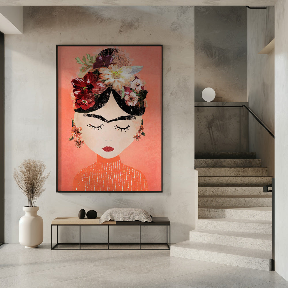 Frida (Pfirsich) | Poster
