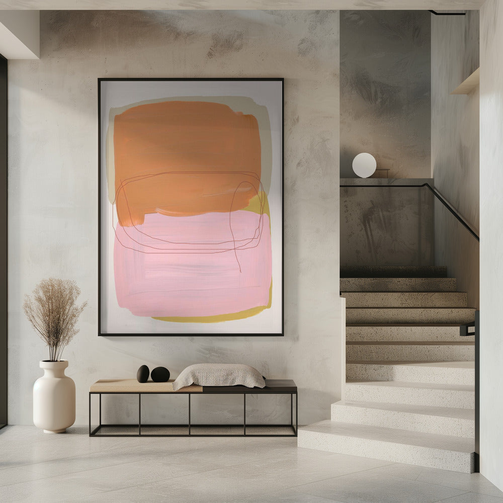 Abstrakte Pinselstriche 121 | Poster