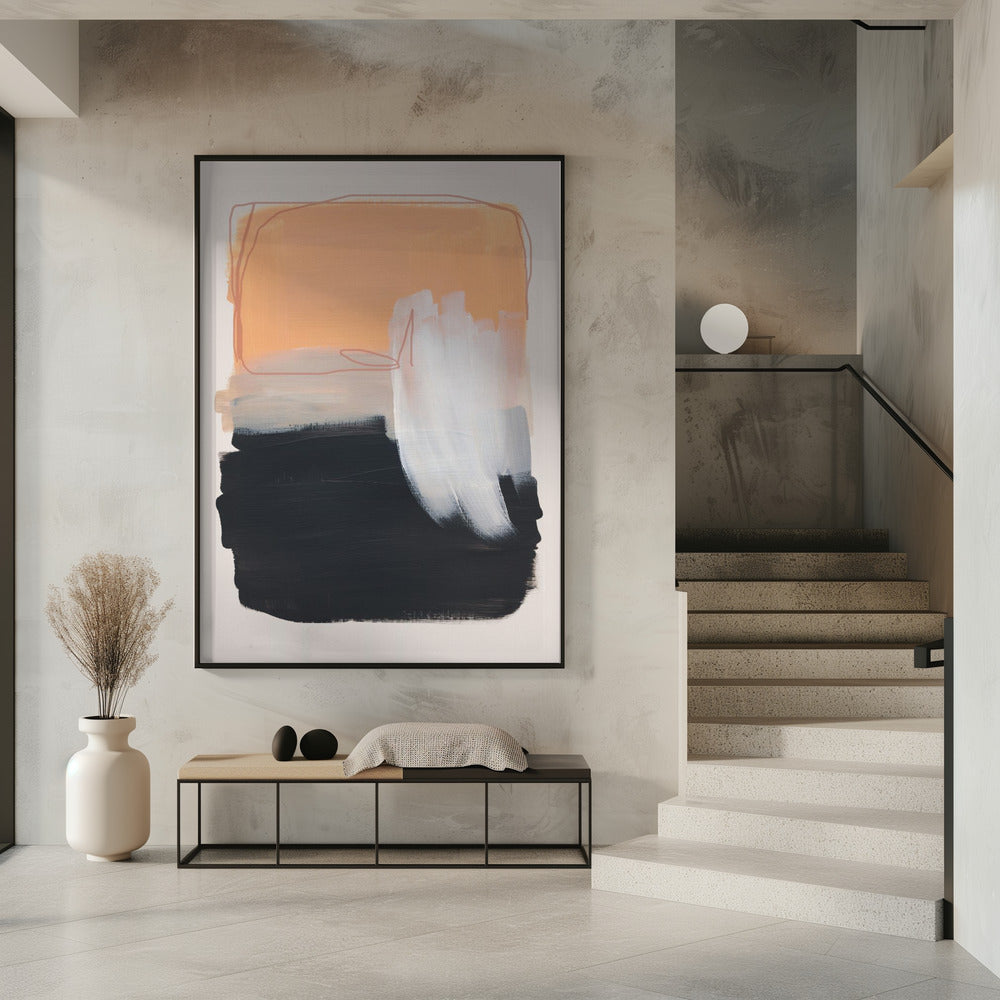 Abstrakte Pinselstriche 122 | Poster