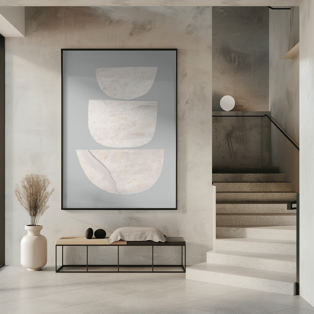 Textured Organic Shapes | Poster