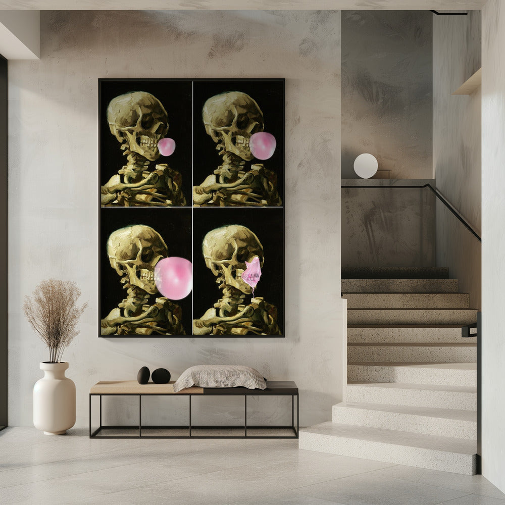 Skull Gum Explosion | Poster