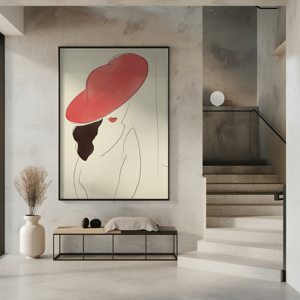 Red Hat Elegance | Poster