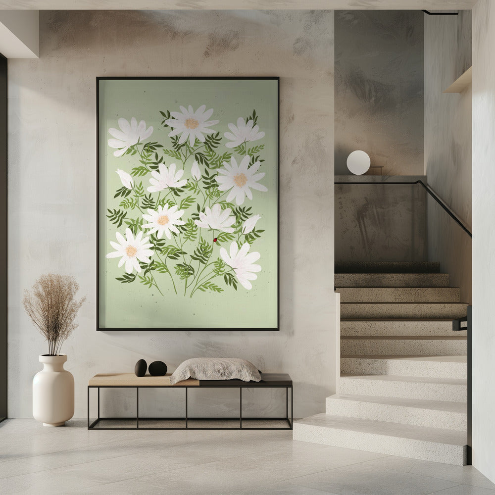 Marienkäferblumen | Poster