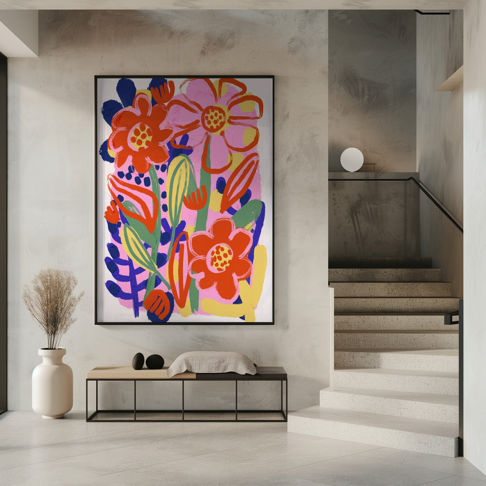 Floraler Freudenausbruch | Poster
