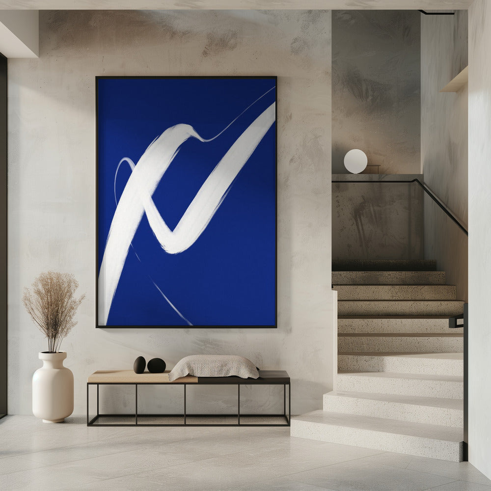 Blauer Wirbeltanz | Poster