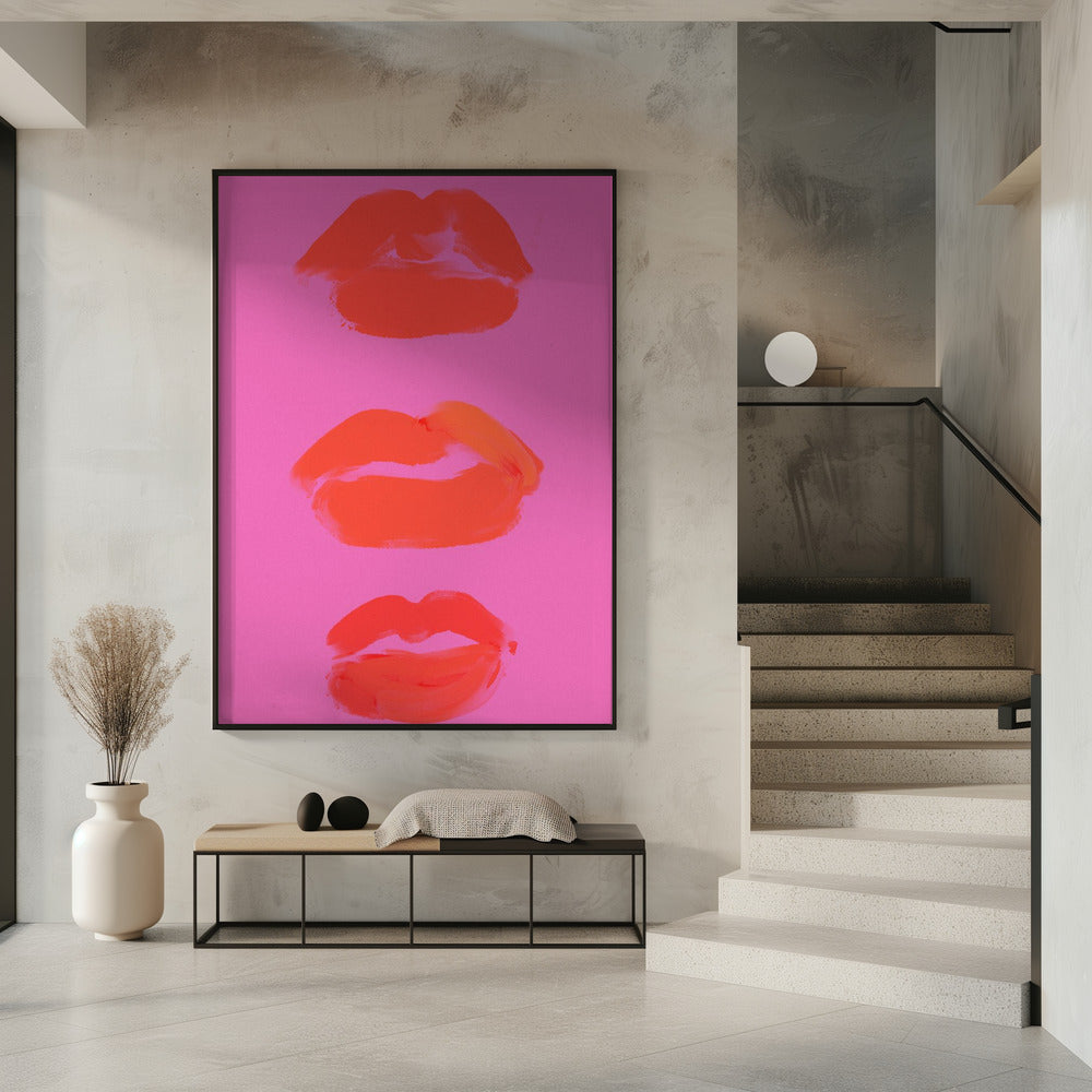 Neon Pout Serie | Poster
