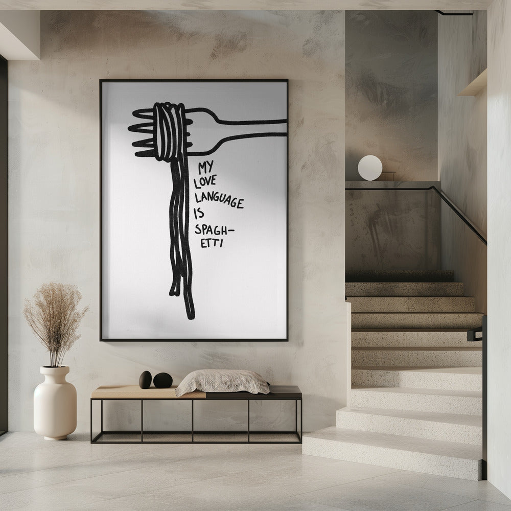 Spaghetti-Liebessprache | Poster