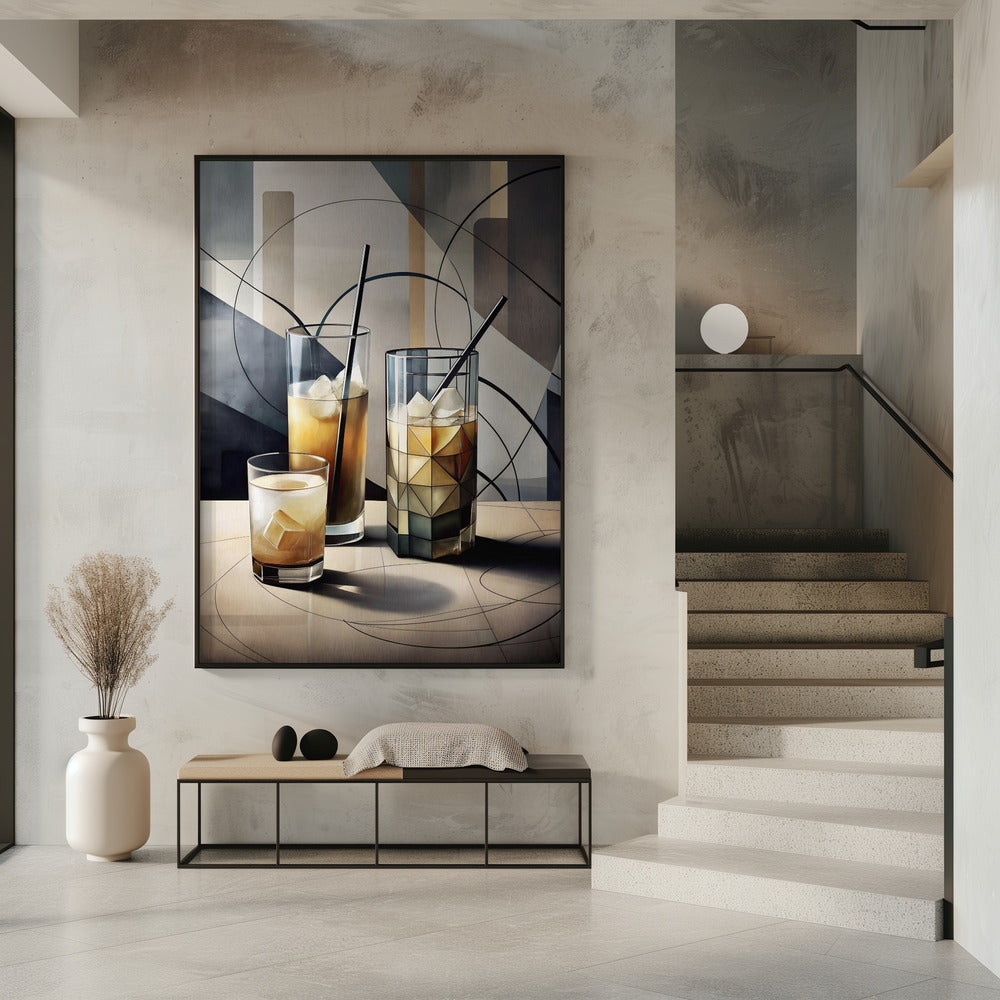 Kubistische Cocktails | Poster