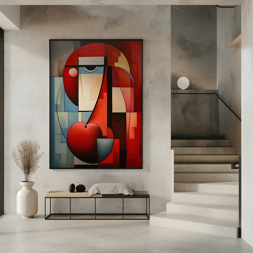 Das abstrakte Gesicht | Poster