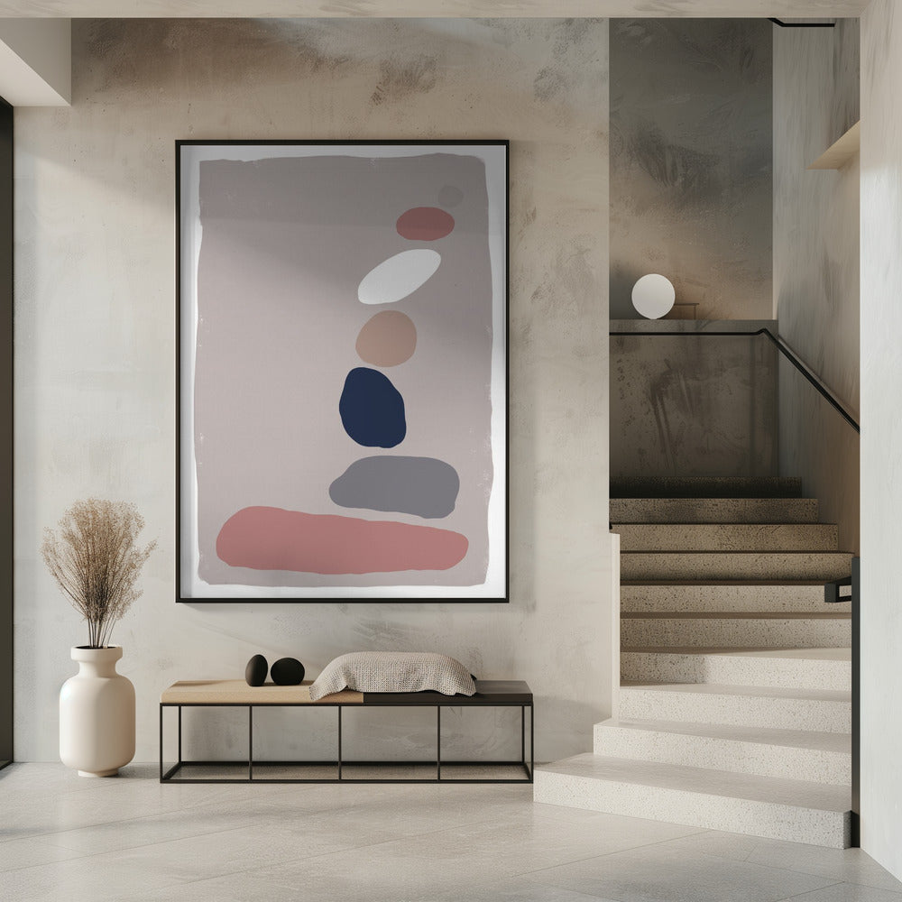 Abstrakte Kieselsteine | Poster