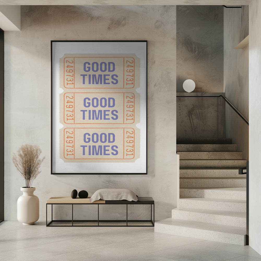 Küstenblaue Gute Zeiten | Poster