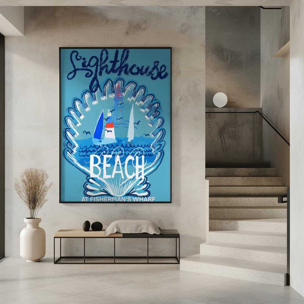 Lighthouse Beach Poster 2 | Poster
