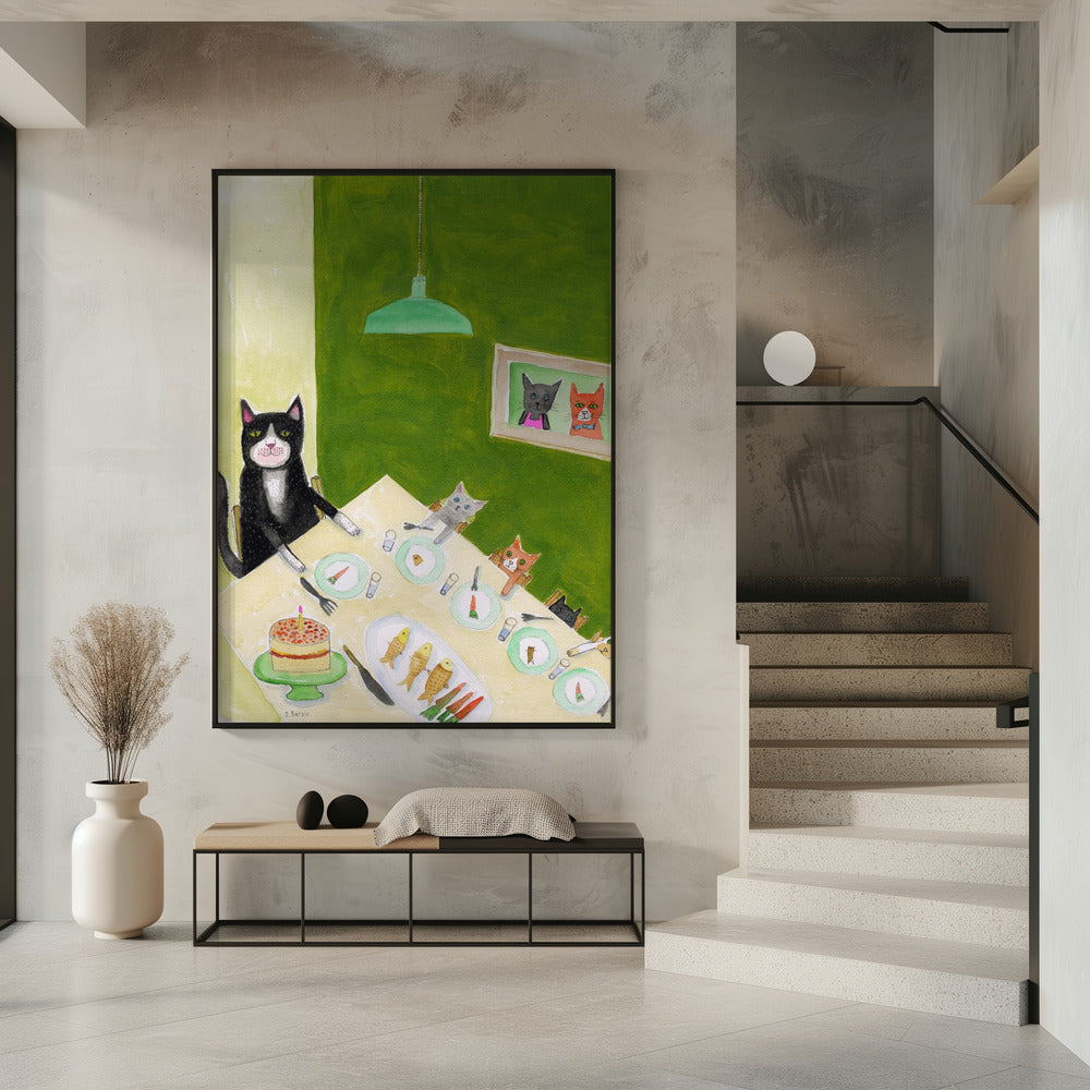 Katzenfamilie | Poster