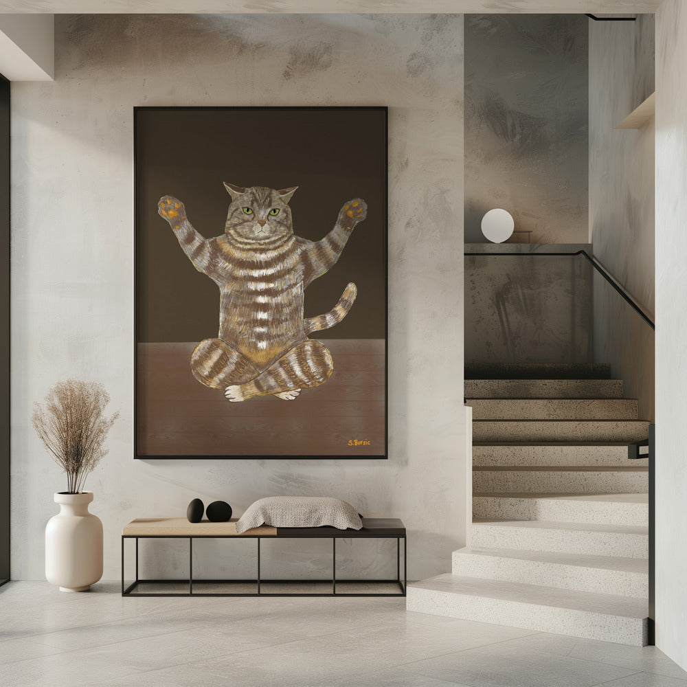 Yoga-Katze | Poster