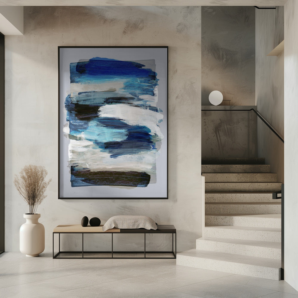 Abstract Brush Strokes 78Y | Poster