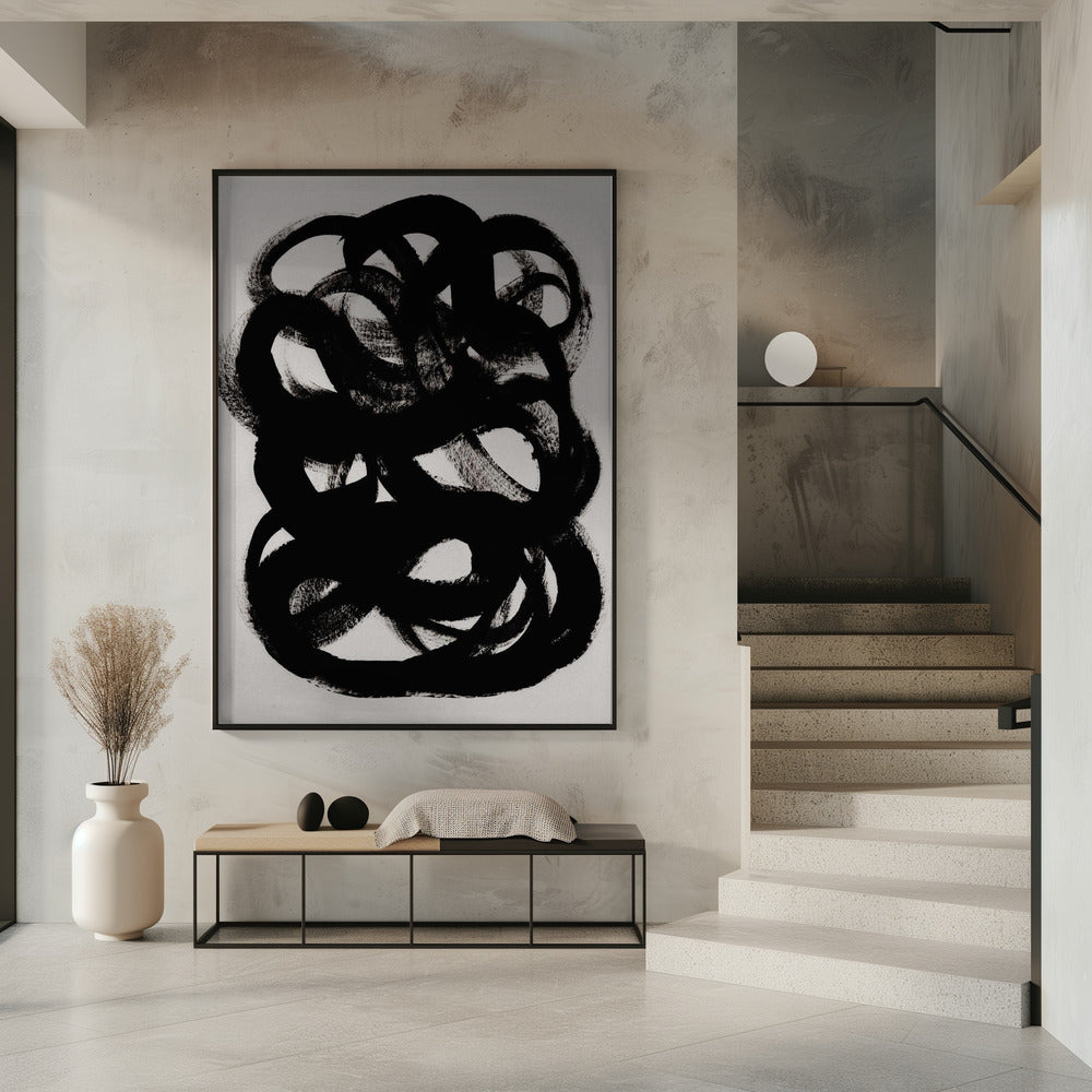 Abstract Brush Strokes 84 | Poster