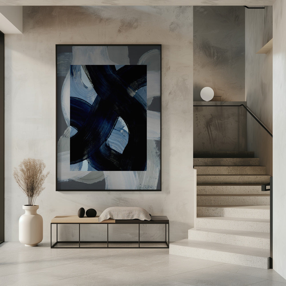 Abstrakte Pinselstriche 150x | Poster