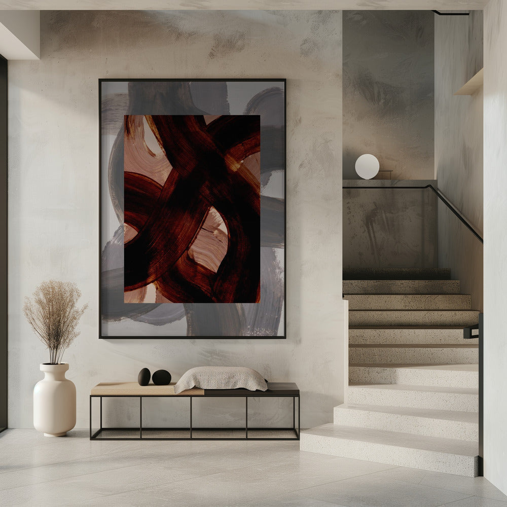 Abstrakte Pinselstriche 150 | Poster